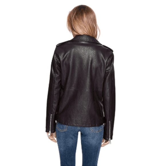 [Levi's] Belted Faux-Leather Moto Oversized Jacket SMALL - Picture 4 of 6